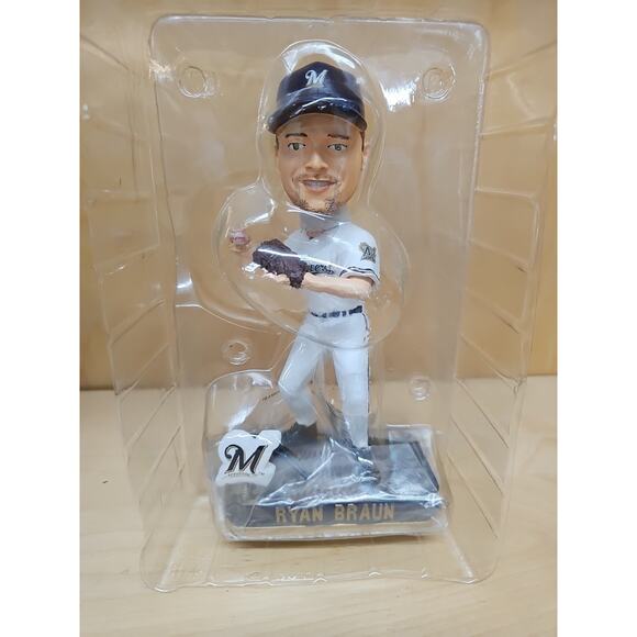 Ryan Braun #8 Forever Player Bobble Spring MLB Milwaukee Brewers Bobblehead - Picture 2 of 10